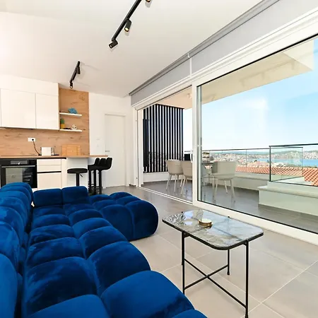 Blue Sea & Red Sunset