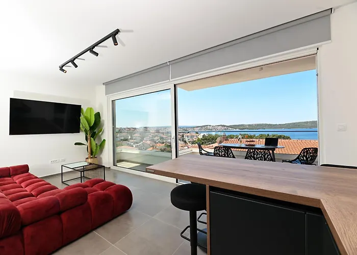 Blue Sea & Red Sunset *