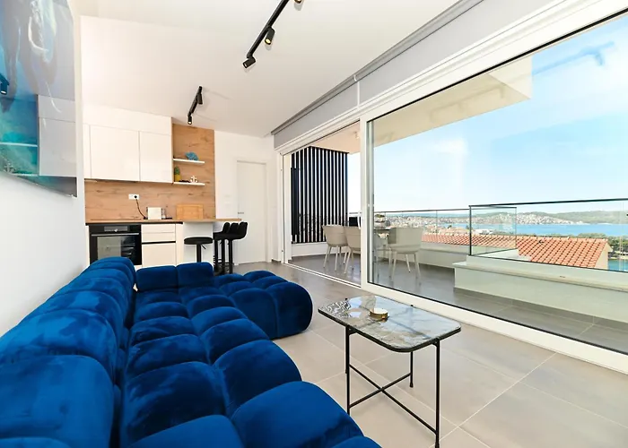 Blue Sea & Red Sunset