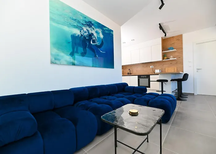 شقة Blue Sea & Red Sunset *